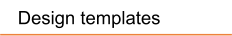 Design templates