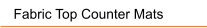 Fabric Top Counter Mats